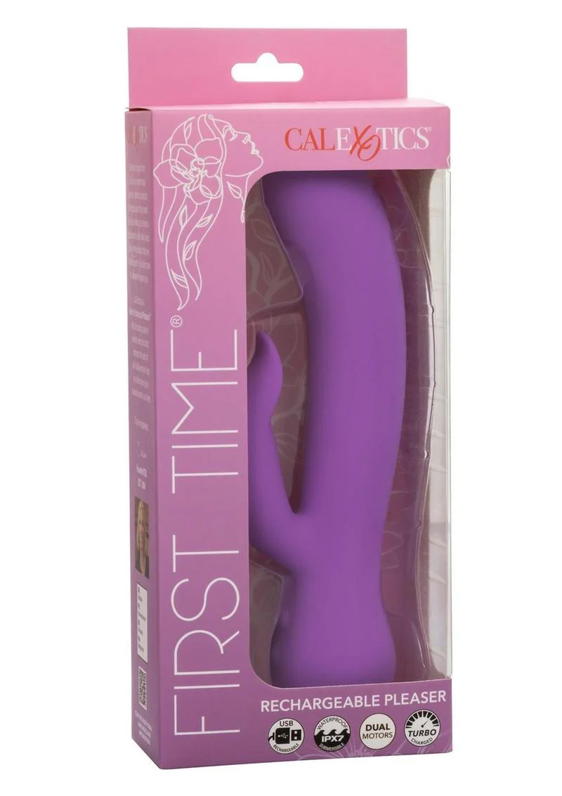 First Time Rechargeable Silicone Rabbit Vibrator - Image 4