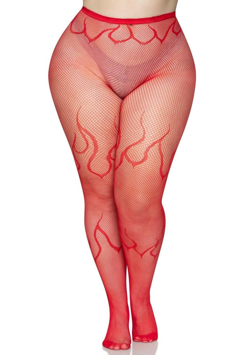 Flame Net Tights - Image 4