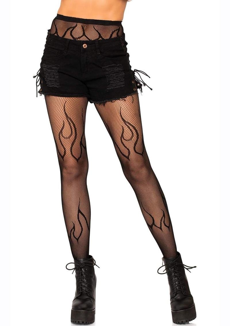 Flame Net Tights - Image 7