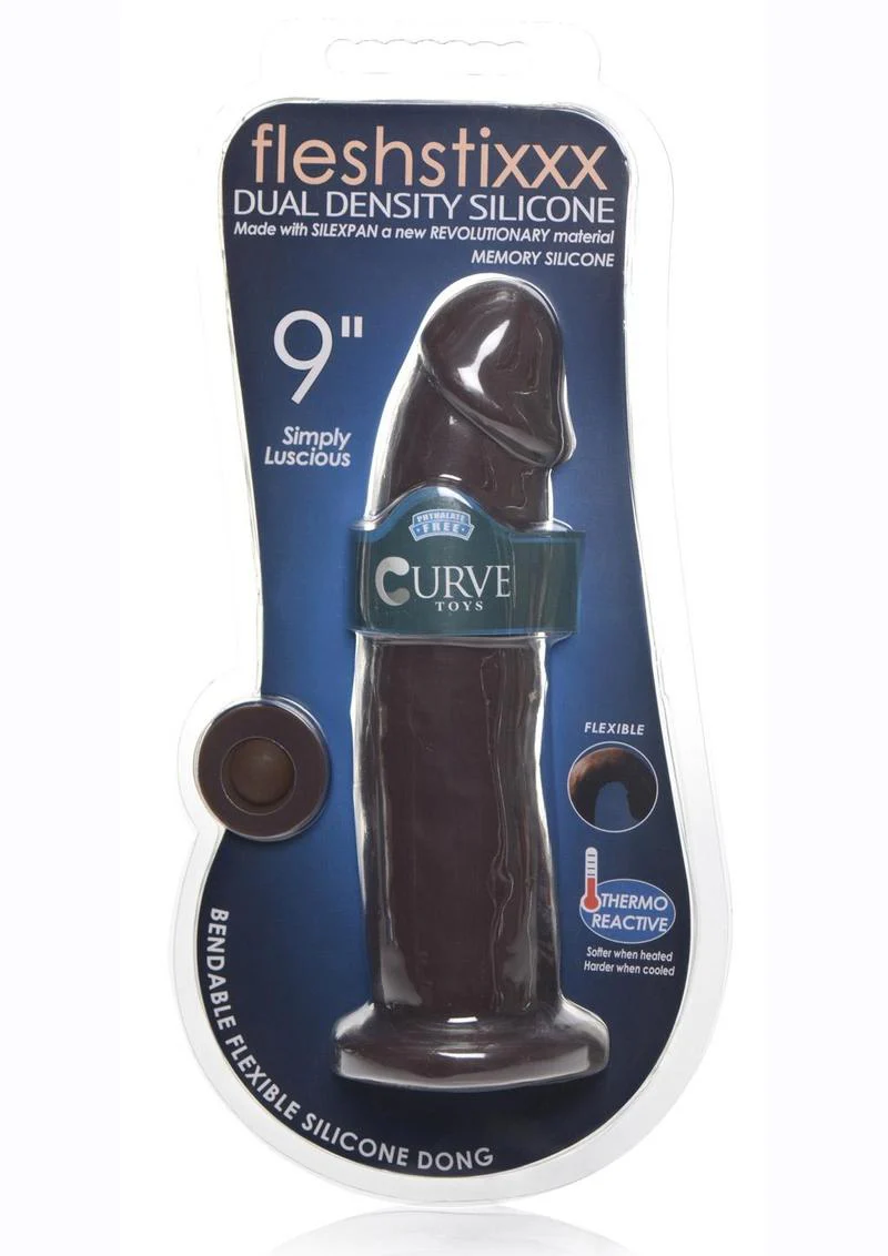 Fleshstixxx Dual Density Silicone Bendable Dong - Image 15
