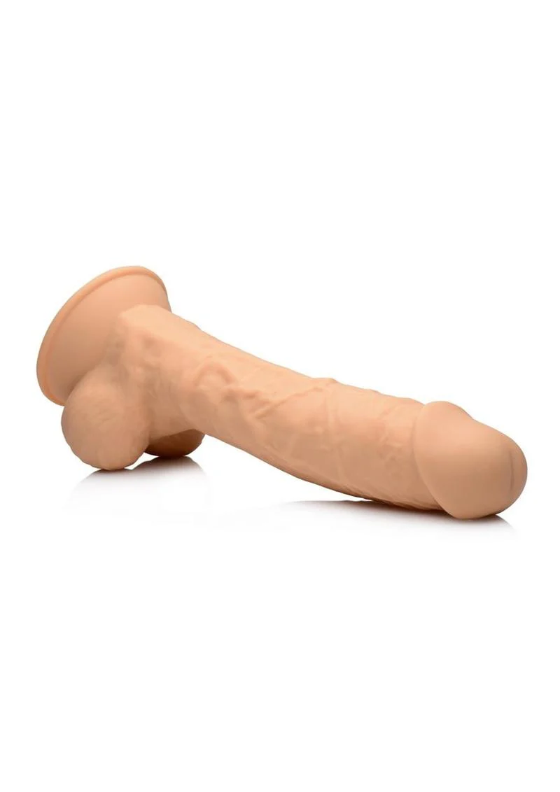 Fleshstixxx Dual Density Silicone Bendable Dong with Balls - Image 13