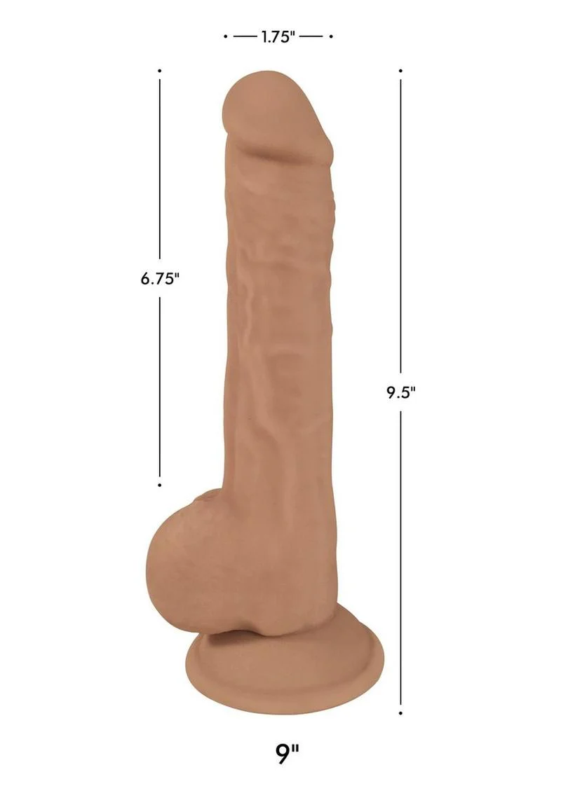 Fleshstixxx Dual Density Silicone Bendable Dong with Balls - Image 23