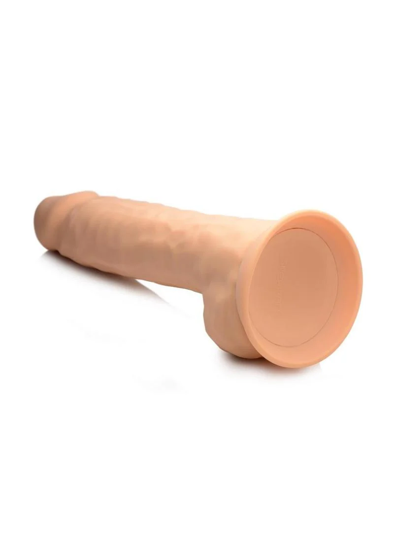 Fleshstixxx Dual Density Silicone Bendable Dong with Balls - Image 3