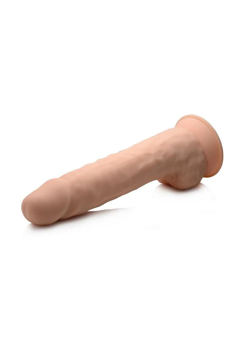 Fleshstixxx Dual Density Silicone Bendable Dong with Balls - Image 8