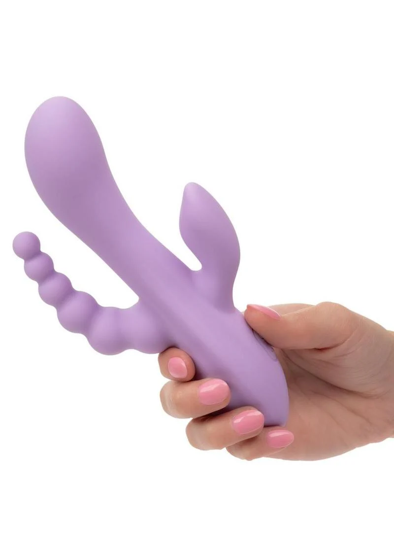 Flex Bend & Hold Triple Rumbler Rechargeable Vibe - Image 3