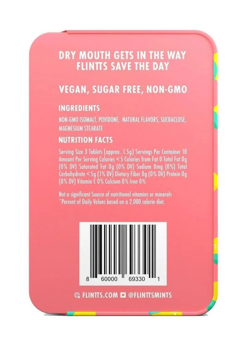 Flintts Mints Mouth Watering Oral Lemon Delights - Image 3