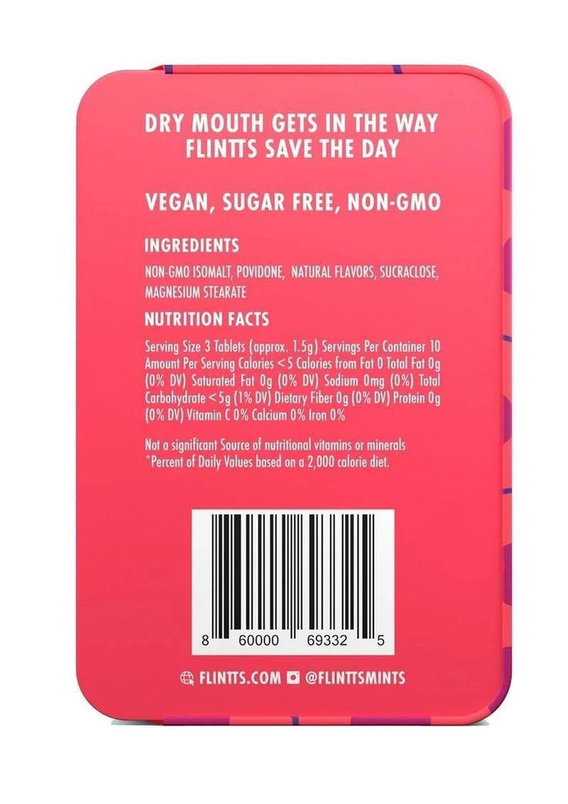 Flintts Mouth Watering Mints Cinnamon Ginger - Image 3