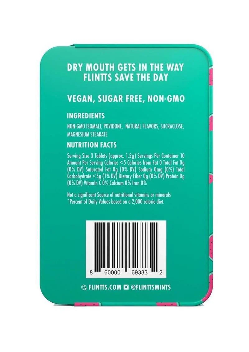 Flintts Mouth Watering Mints Cool Freshness Watermelon - Image 3