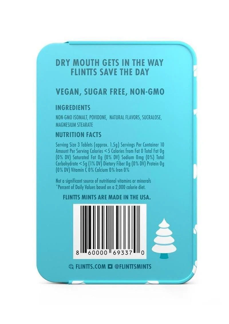 Flintts Mouth Watering Mints Snowy Cool Watermelon Pine - Image 2