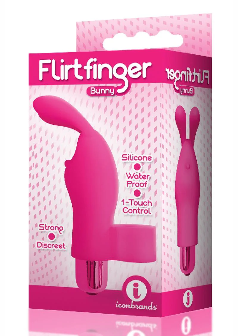 Flirtfinger Bunny Silicone Finger Vibrator - Image 5