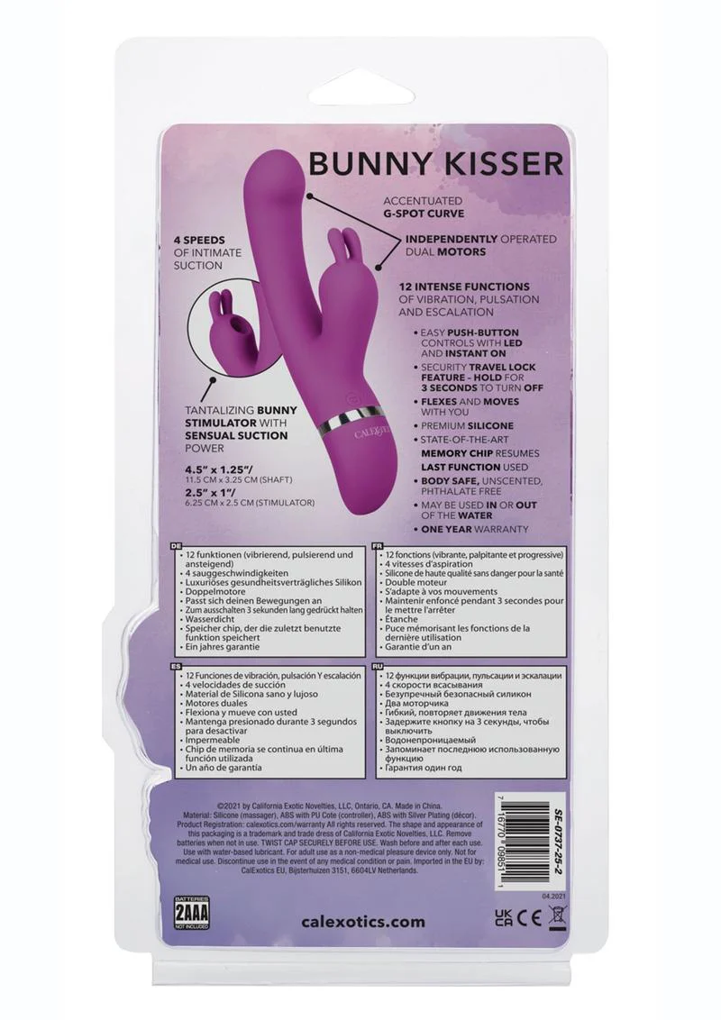 Foreplay Frenzy Bunny Kisser Silicone Rabbit Vibrator - Image 3