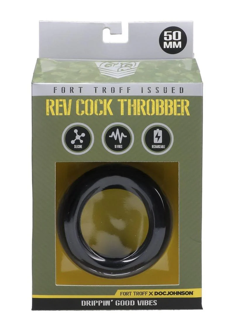 Fort Troff Rev Cock Throbber Rechargeable Silicone Cock Ring - Image 4