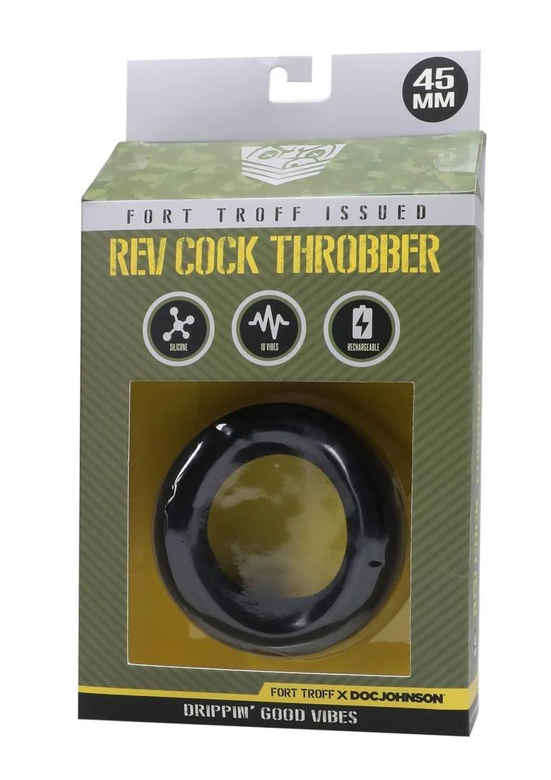Fort Troff Rev Cock Throbber Silicone Medium Cock Ring - Image 4