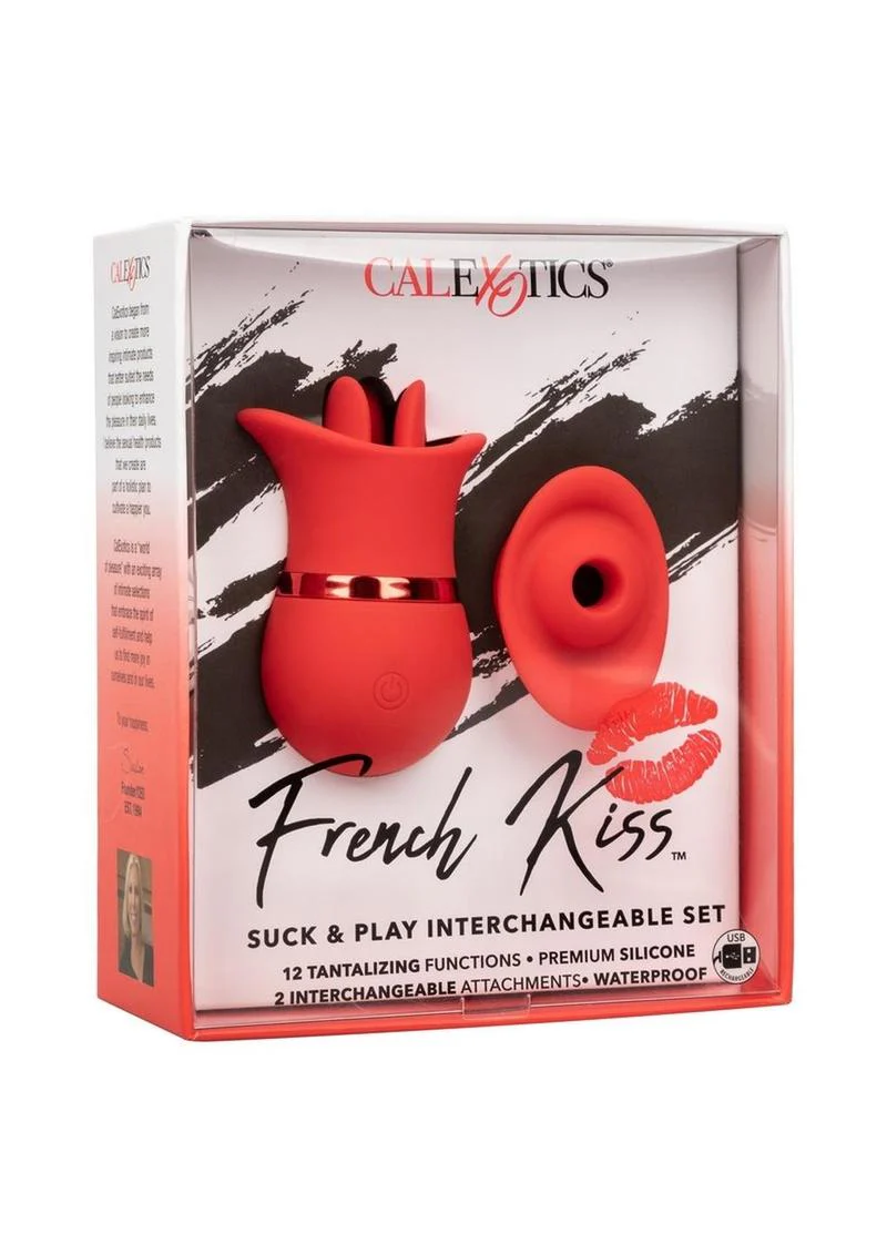 French Kiss Suck and Play Interchangeable Silicone Set - Image 4
