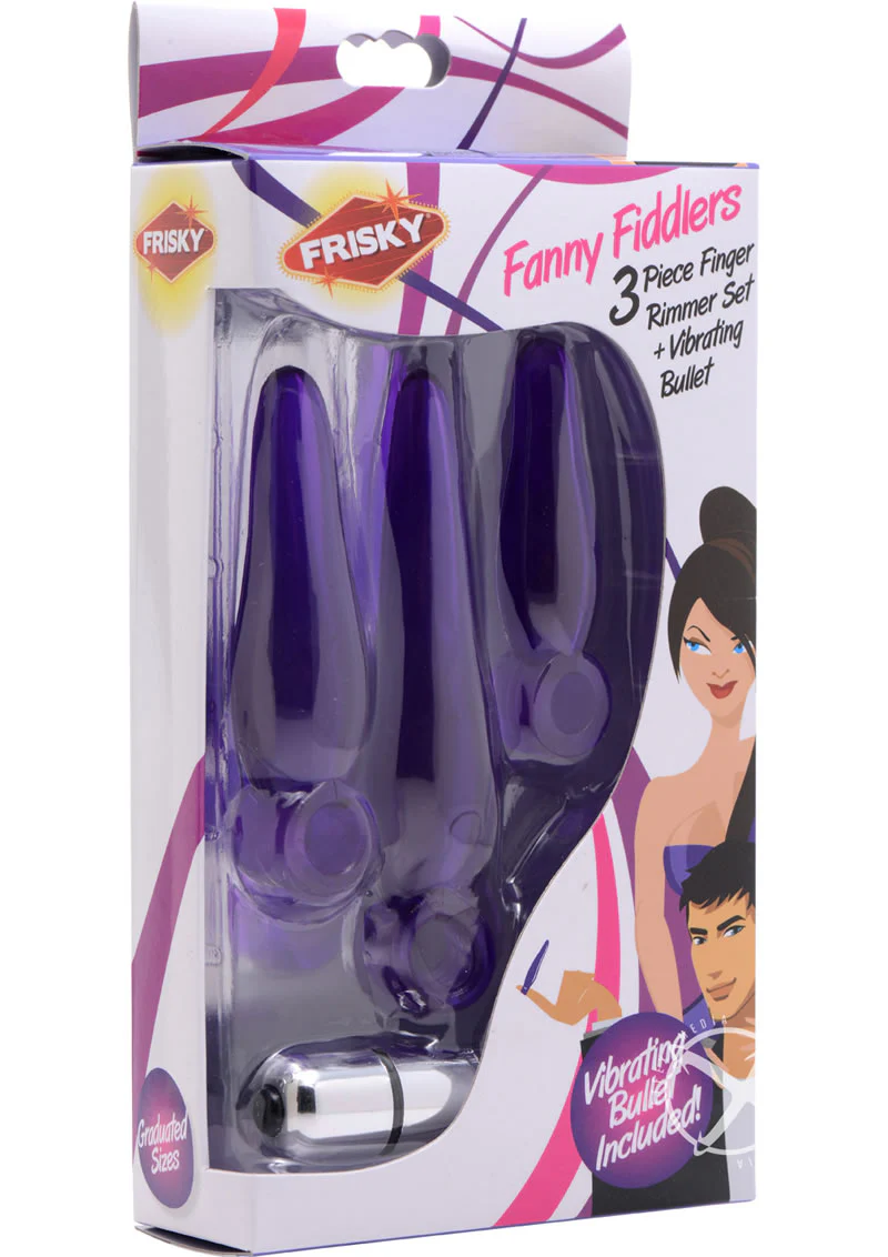 Frisky Fanny Fiddlers 3-Piece Rimmer with  Bullet Vibrat - Image 4