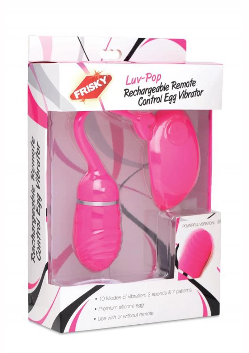 Frisky Luv-Pop Rechargeable Remote Control Egg Vibrators - Image 4