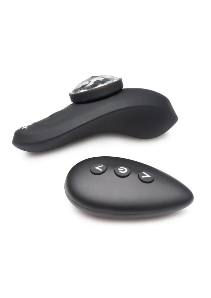 Frisky Naughty Knickers Bling Edition Silicone Panty Vibe with Remote Control - Image 2