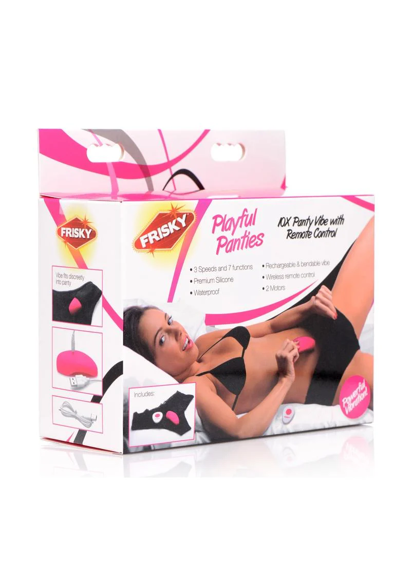 Frisky Playful Panties 10X Panty Vibe With Remote Control - Image 4