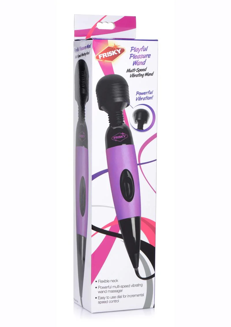 Frisky Playful Pleasure Wand Multi-Speed Vibrating Wand Massager - Image 5