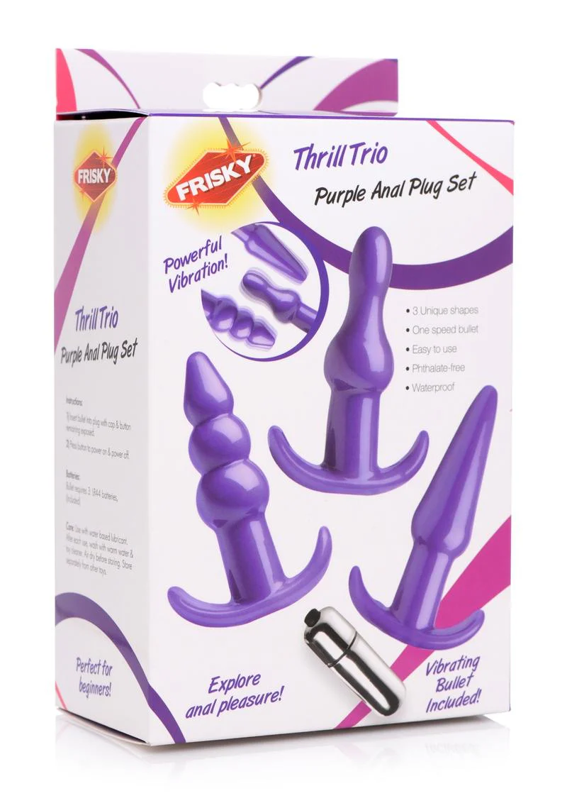 Frisky Thrill Trio Anal Plug Set - Image 10