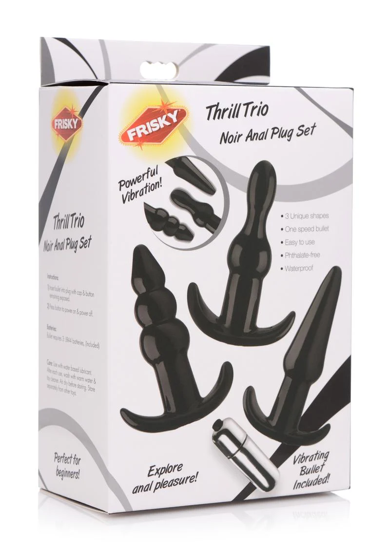 Frisky Thrill Trio Anal Plug Set - Image 11