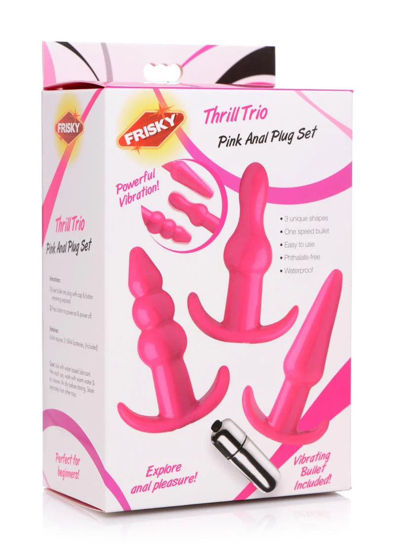 Frisky Thrill Trio Anal Plug Set - Image 12