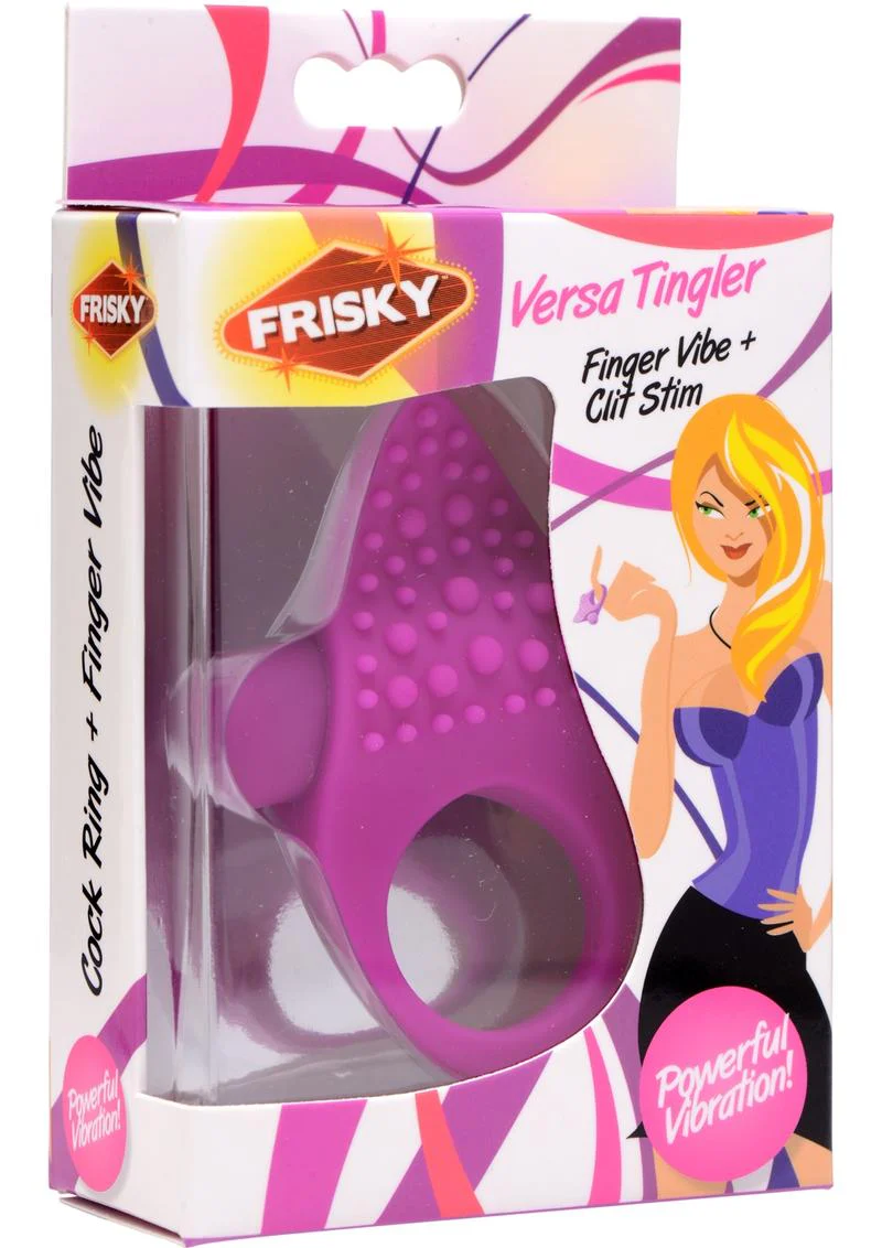 Frisky Versa Tingler Finger Vibe Clit Cock Ring - Image 4