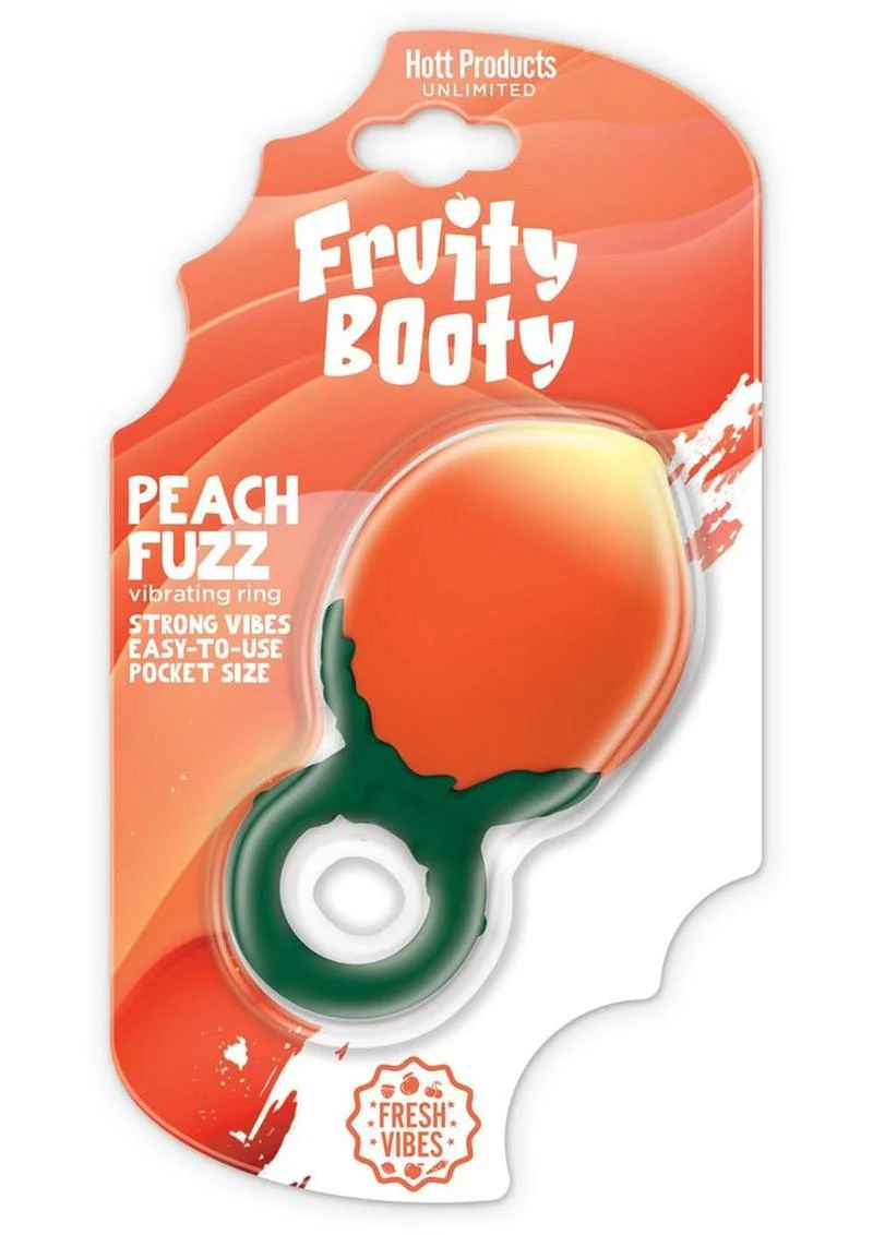 Fruity Booty Peach Fuzz Vibrating Ring - Image 2