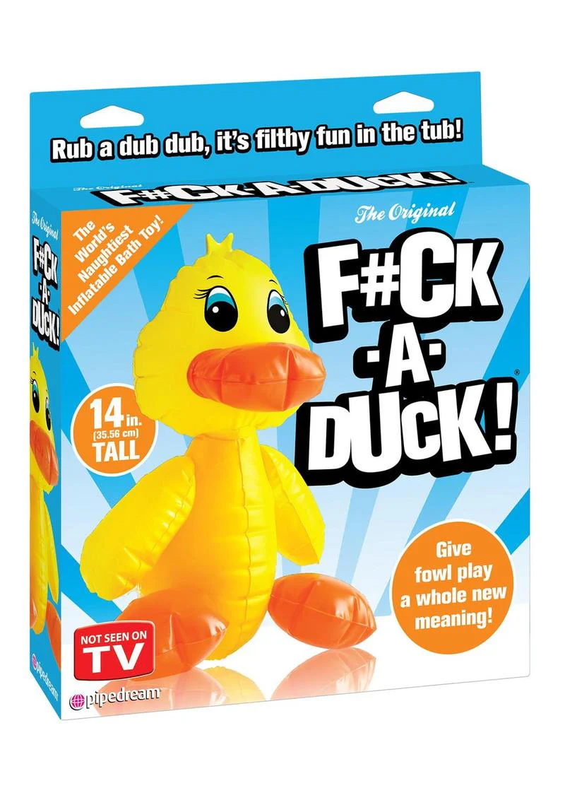 Fuck A Duck Inflatable Bath Toy Inflatable Fun Quirky Design - Image 3