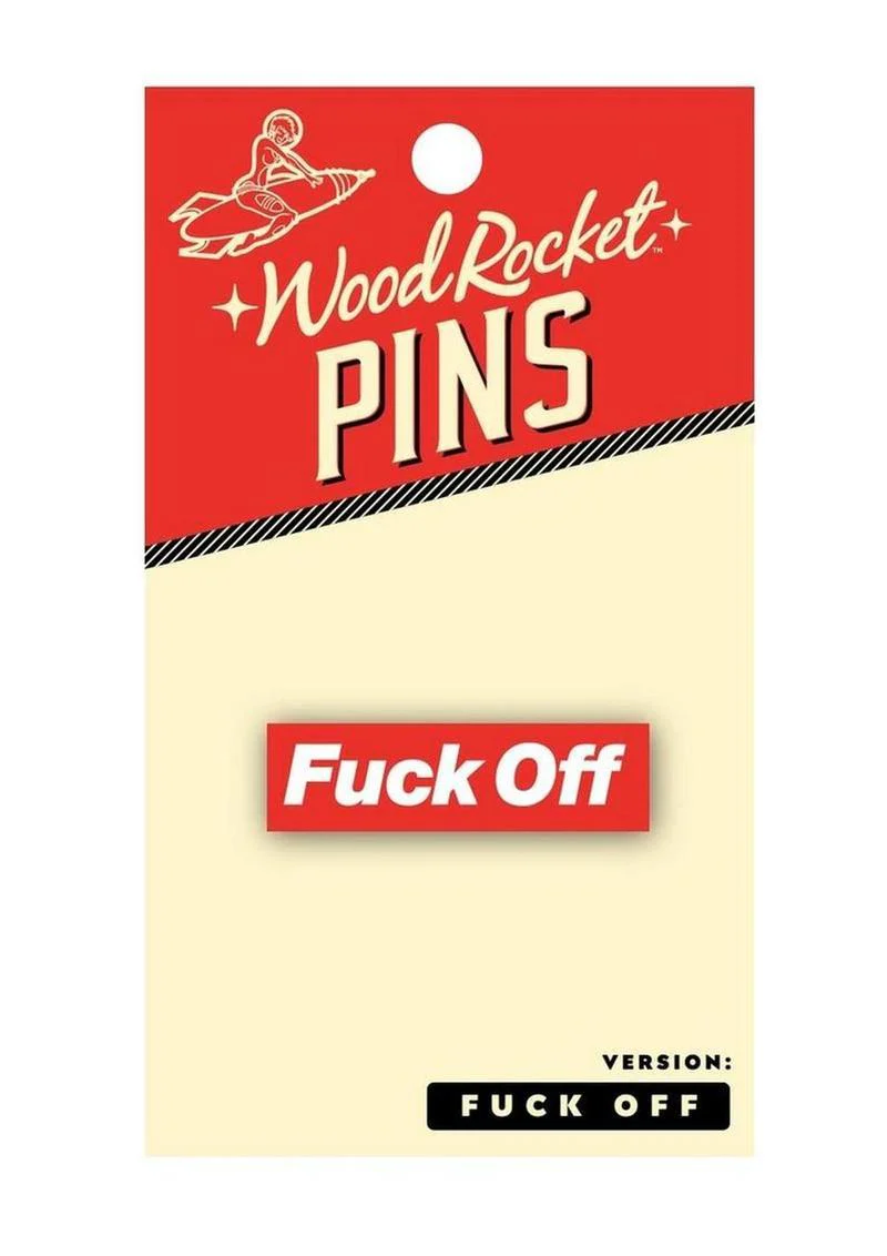 Fuck Off Enamel Pin - Image 2