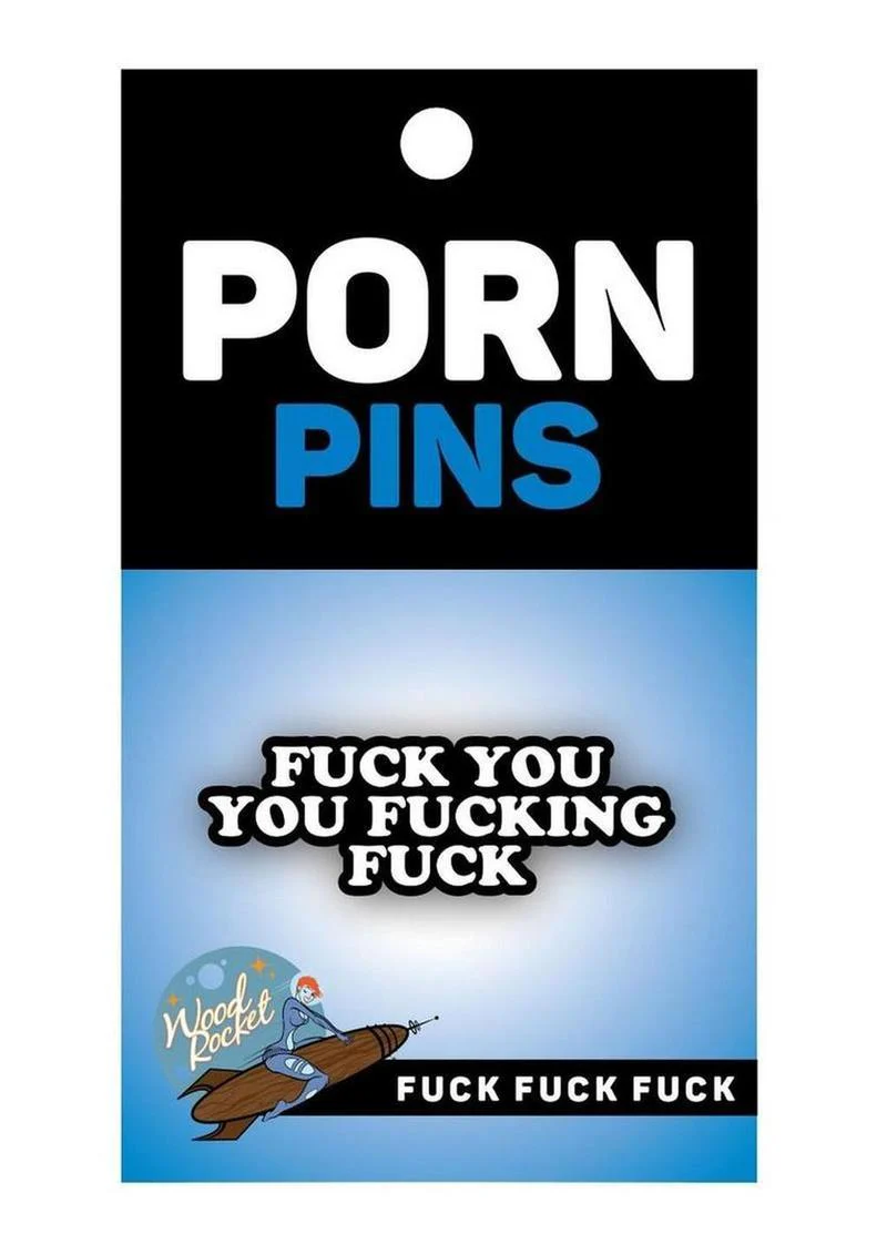 Fuck You You Fucking Fuck Enamel Pin - Image 2