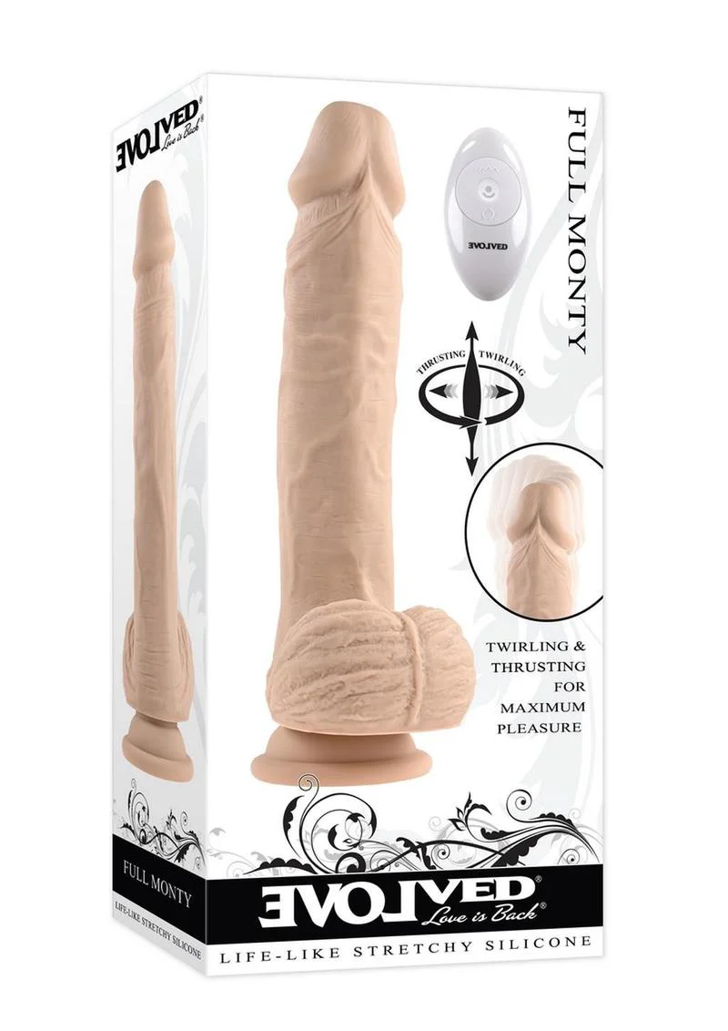 Full Monty Realistic Twirling And Thrusting Dildo with Remote Control - Image 8