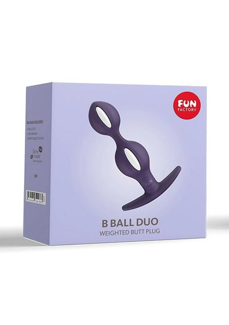 Fun Factory B Ball Duo Weighted Silicone Butt Plug - Image 4