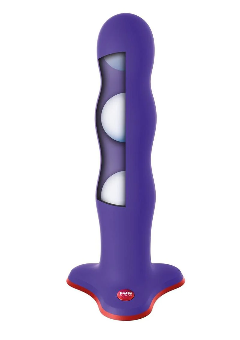 Fun Factory Bouncer Weighted Rumbling Silicone Dildo - Image 5