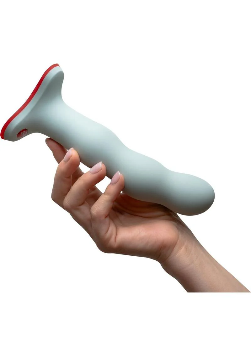 Fun Factory Bouncer Weighted Rumbling Silicone Dildo - Image 6