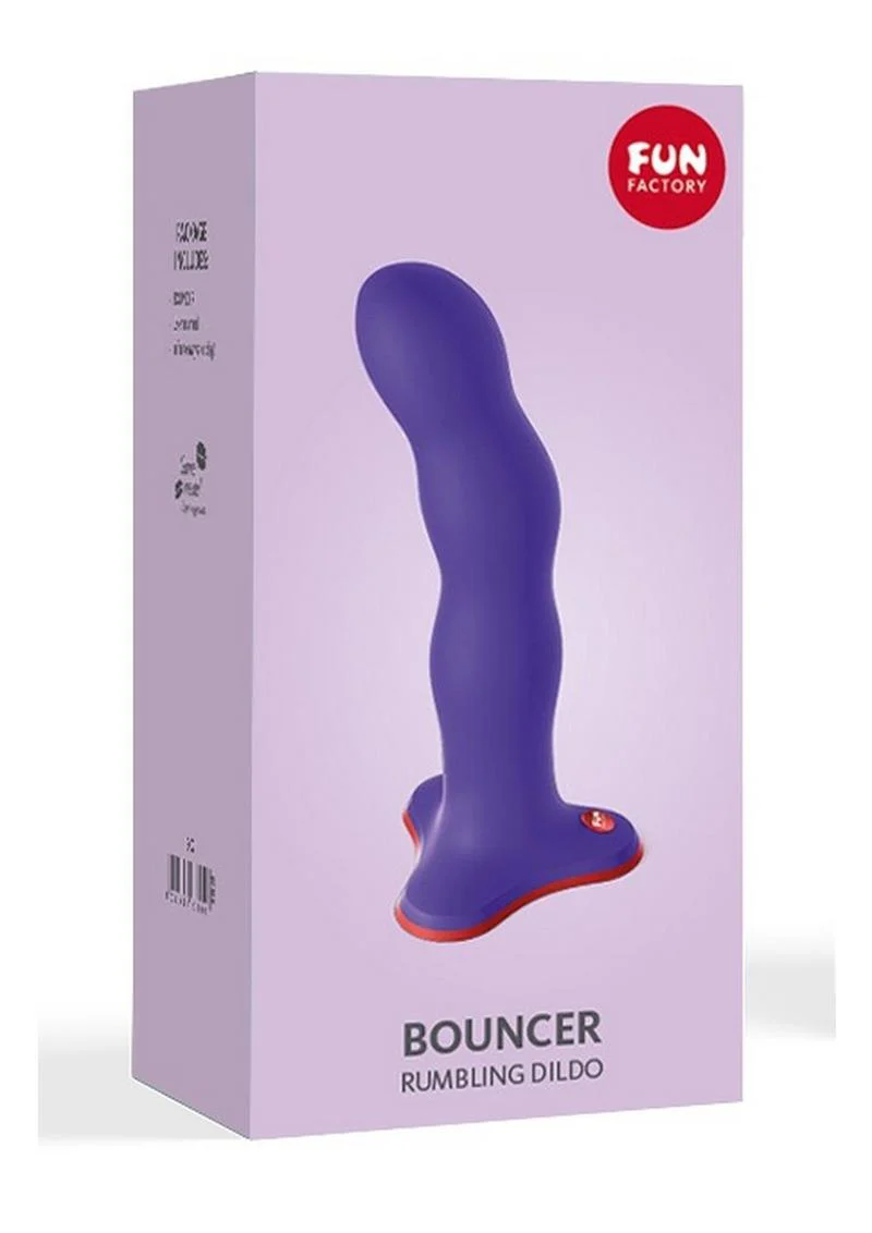 Fun Factory Bouncer Weighted Rumbling Silicone Dildo - Image 7