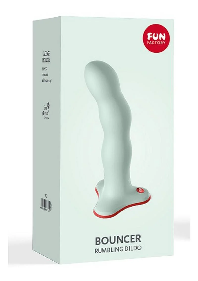 Fun Factory Bouncer Weighted Rumbling Silicone Dildo - Image 8