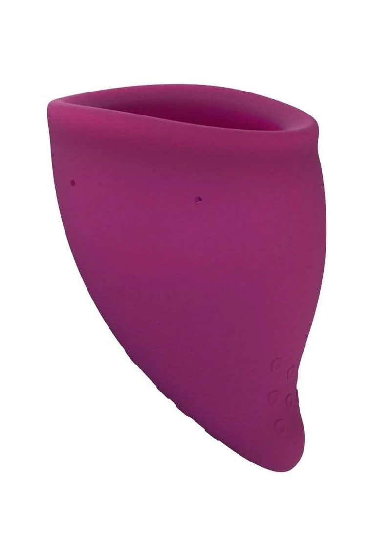 Fun Factory Fun Cup Size B Grape Silicone Menstrual Cup - Image 2