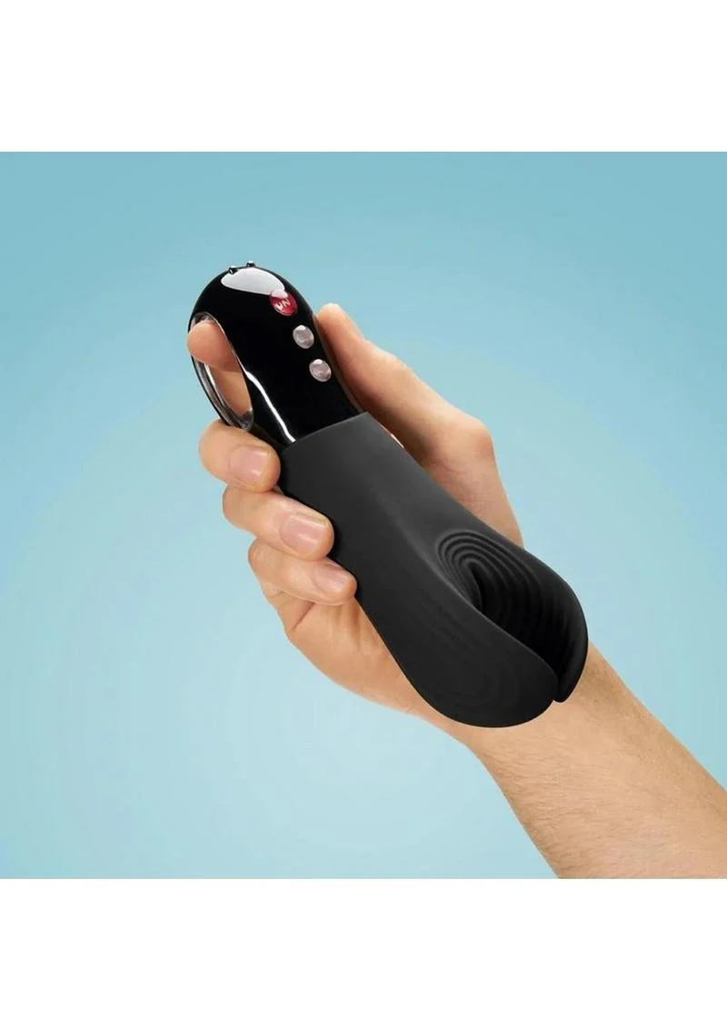 Fun Factory Manta Black Line Premium Silicone Vibrating Stroker - Image 3