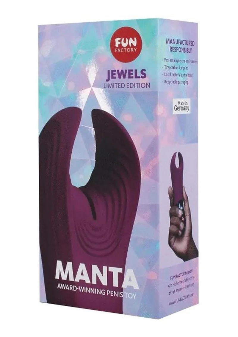 Fun Factory Manta Jewels Limited Edition Vibrating Stroker - Image 3