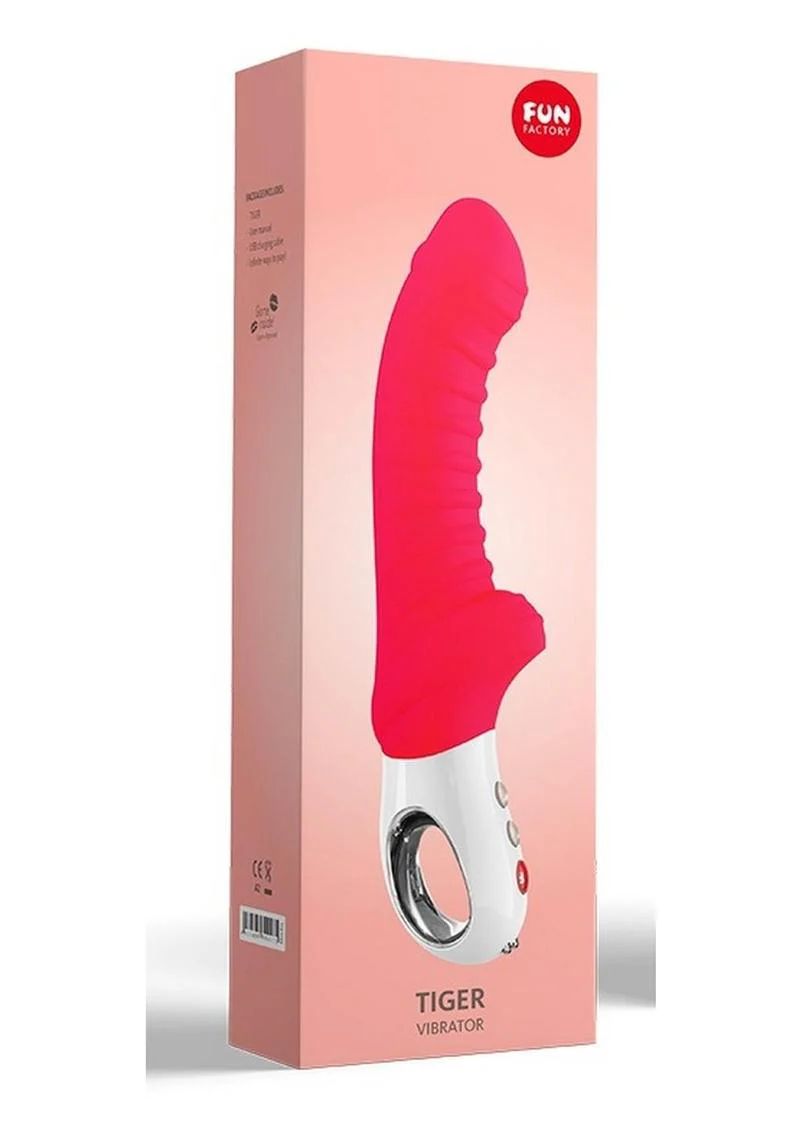 Fun Factory Tiger Silicone Rechargeable Vibrator - Image 4