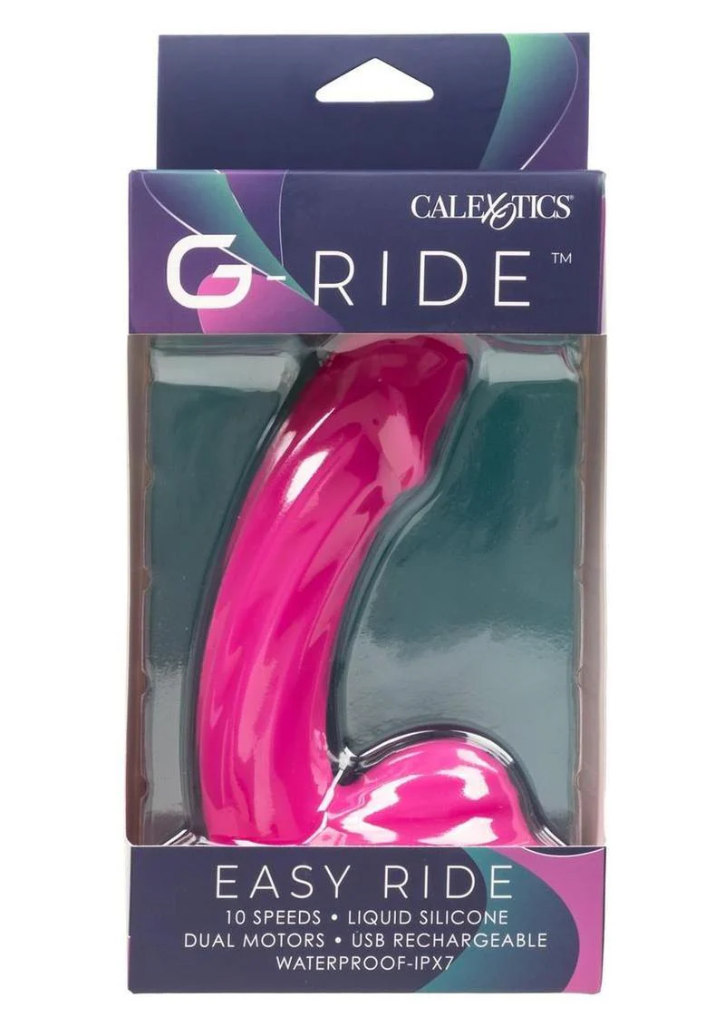 G-Ride Easy Ride Silicone Vibrating Dildo - Image 4