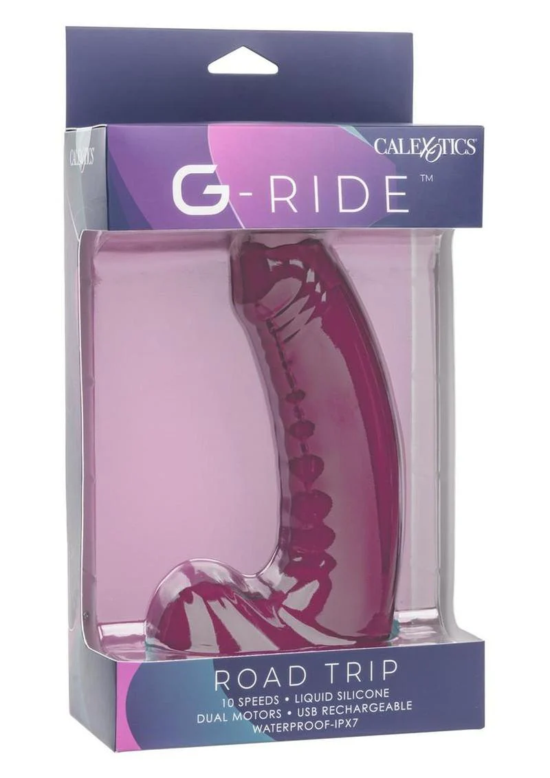 G-Ride Road Trip Vibrating Dildo with Suction Cup - Image 4