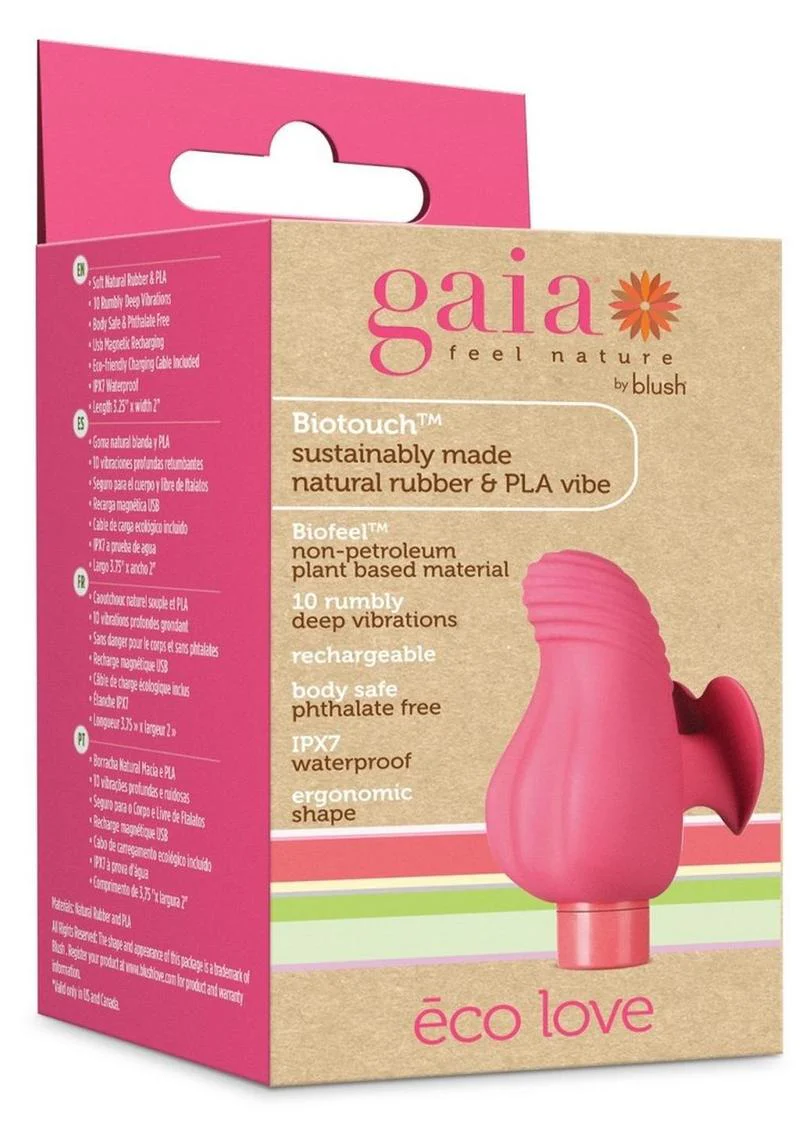 Gaia Eco Love Rechargeable Plant-Based Silicone Vibrator - Image 3