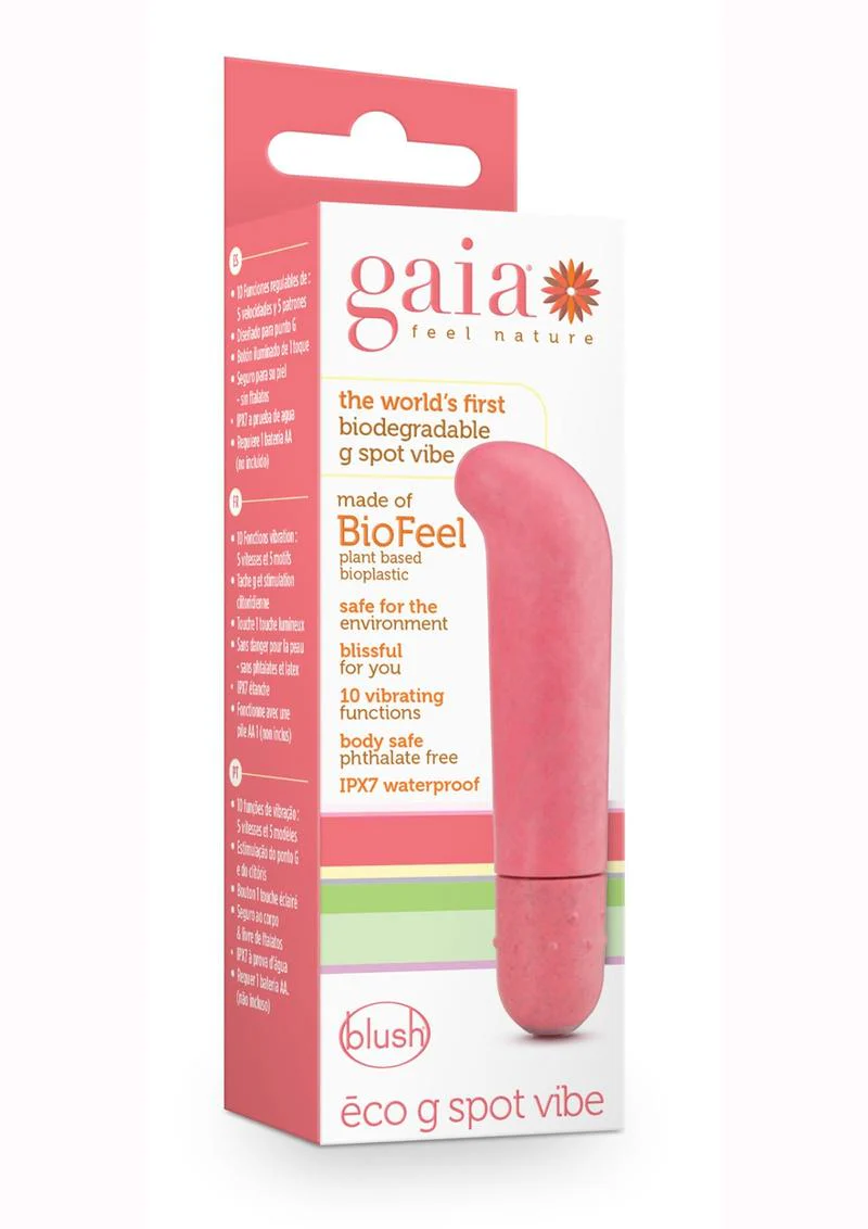 Gaia Eco Waterproof G-Spot Vibrator With Functions - Image 4