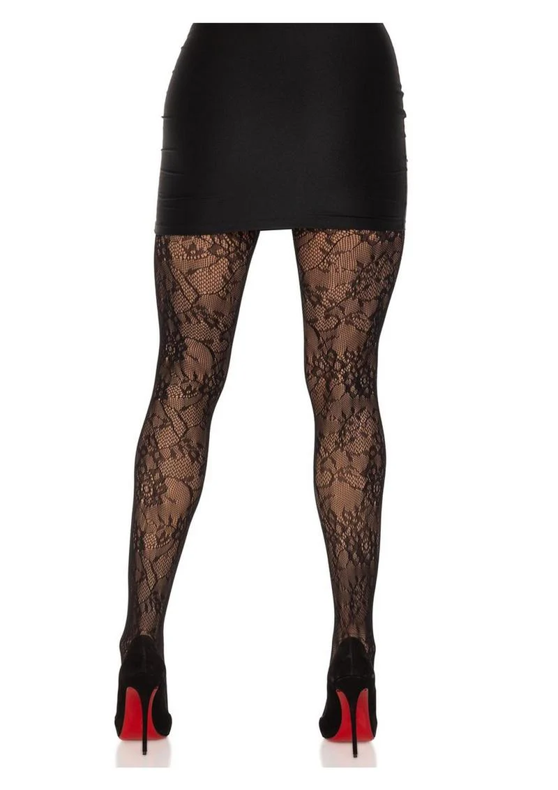 Garden Rose Lace Seduction Tights - Image 3