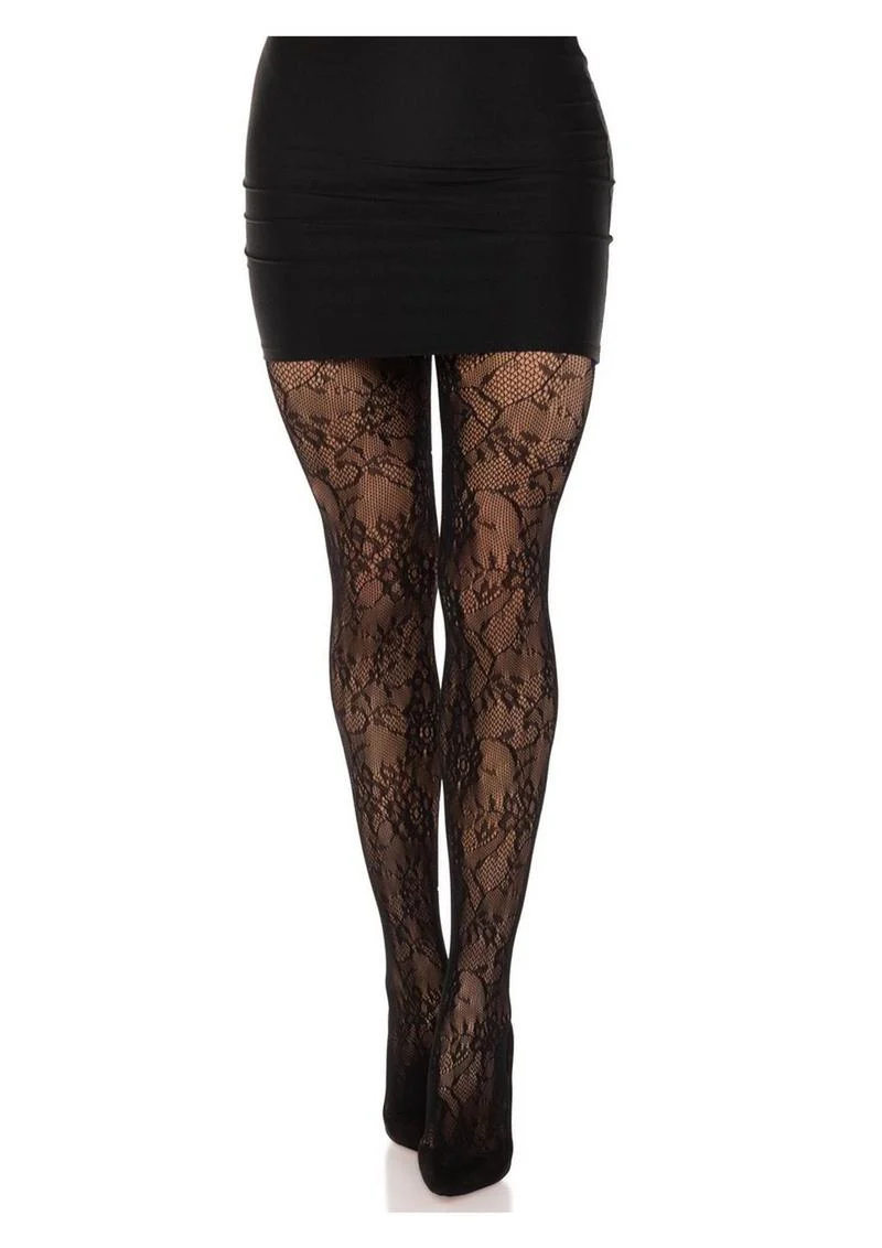 Garden Rose Lace Seduction Tights - Image 4