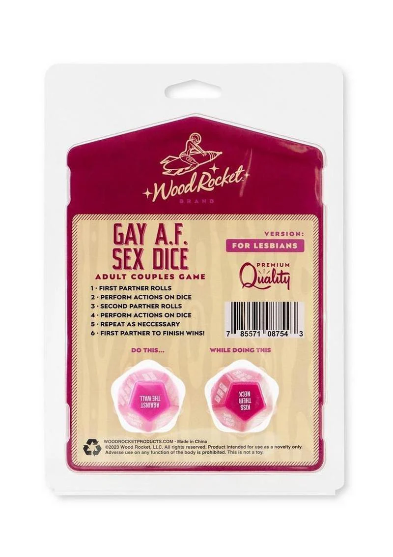 Gay AF Sex Dice: Lesbian - Image 3