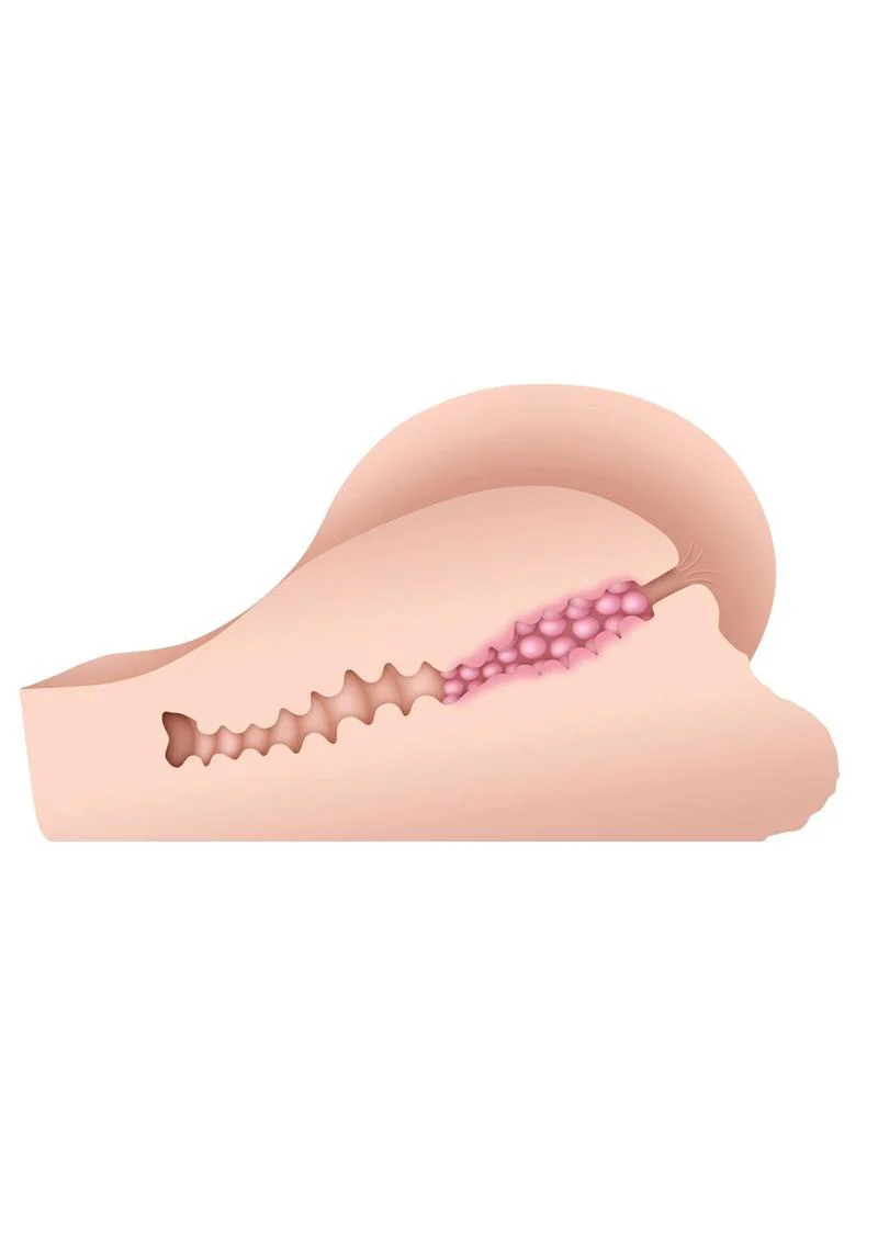 Gender X A Handful Body-Safe TPE Stroker with Ring for Sensation - Image 3