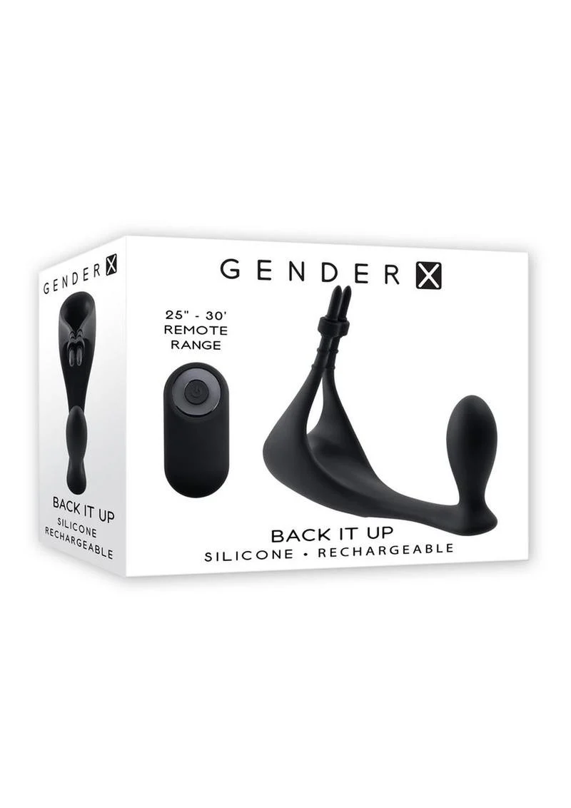 Gender X Back It Up Silicone Vibrating Butt Plug - Image 4